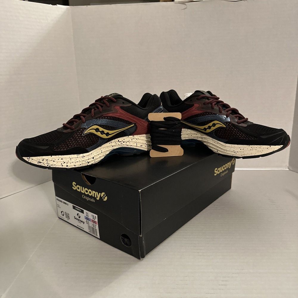 Saucony Progrid Omni 9 Black Motif Mens 11 Women's 12.5 S70838-2